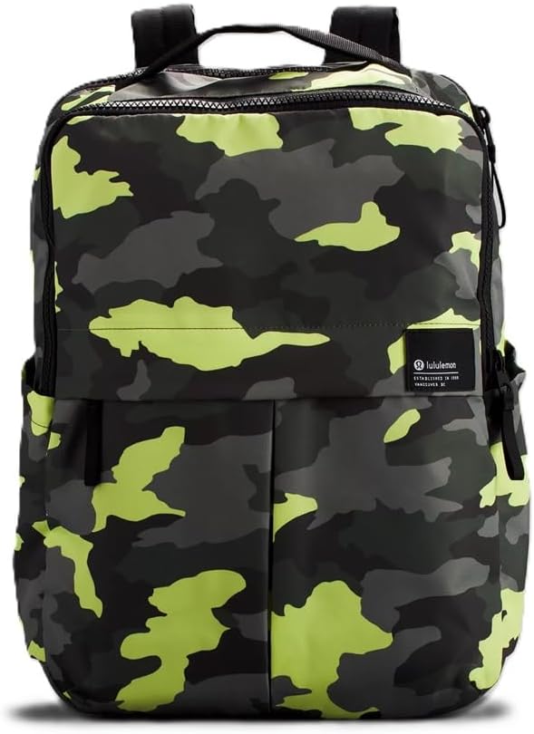 Lululemon Athletica Lululemon Backpack 2.0 23L (Heritage 365 Camo Neo Mint Multi/Black)