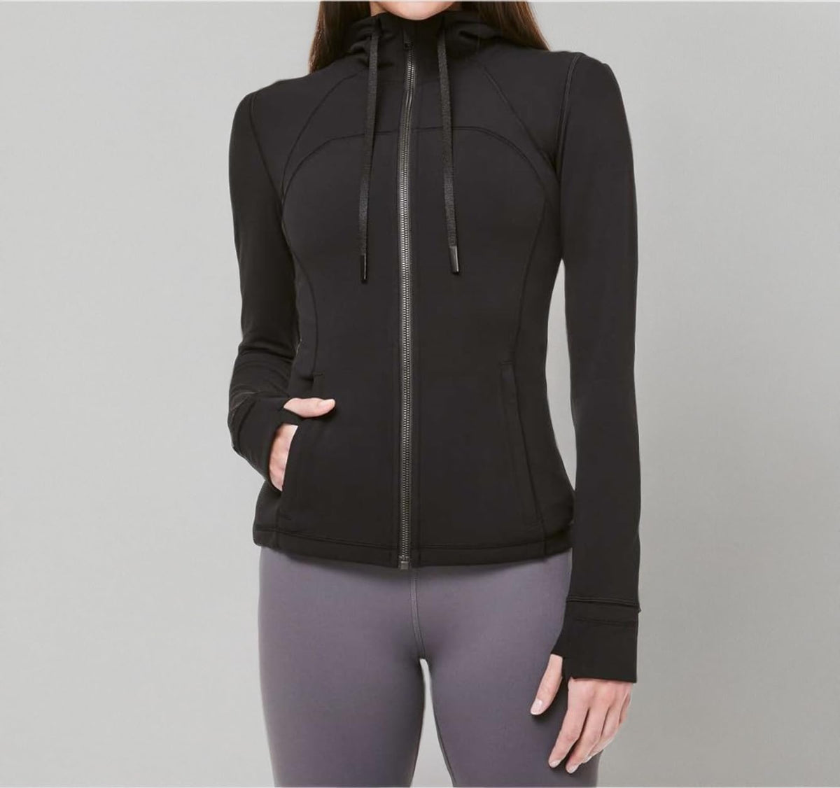 lululemon Hooded Define Jacket (US, Numeric, 8, Regular, Regular, BLK)