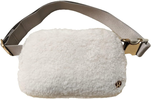 Lululemon Athletica Everywhere Fleece Belt Bag (Light Ivory)
