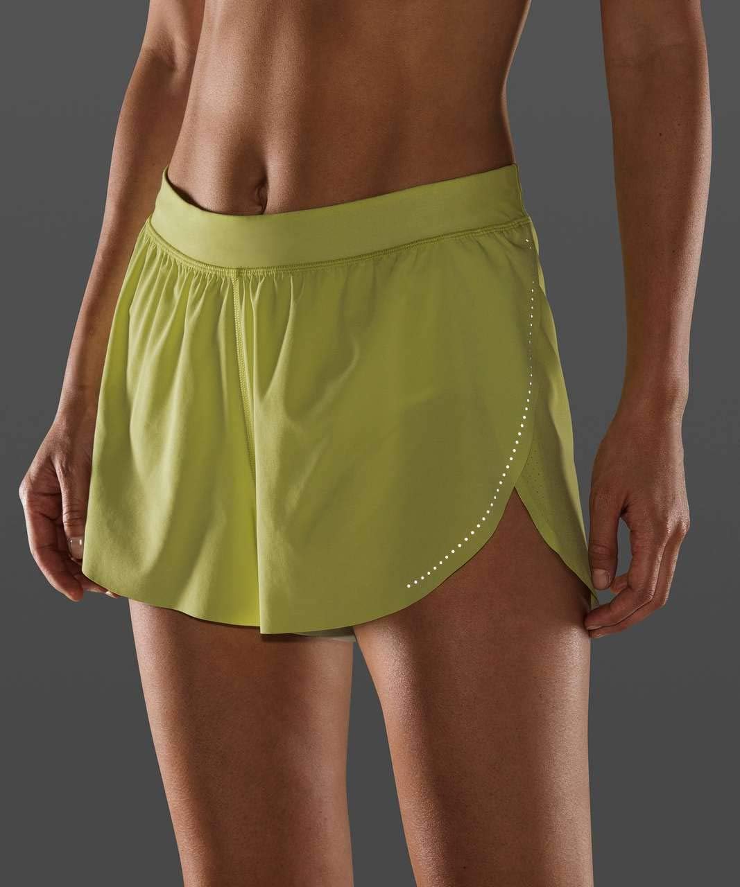 lululemon Find Your Pace Short 3" *Lined (Lemon Vibe, 12)